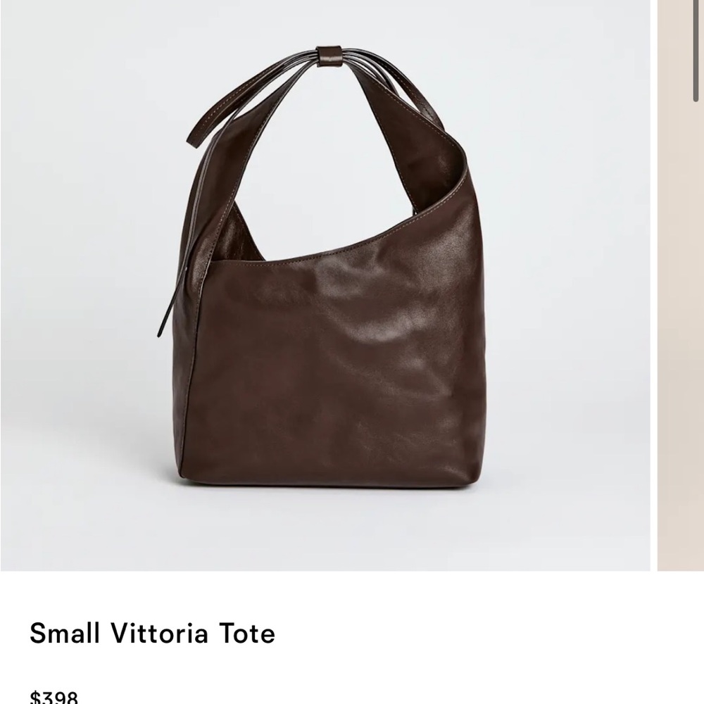 Reformation Brown Small Vittoria Tote